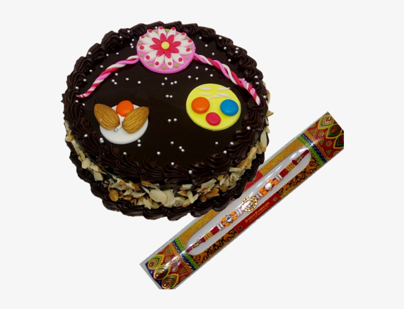 Choco Almond Rakhi Cake